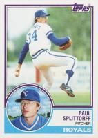 1983 Topps #316 Paul Splittorff Baseball Card