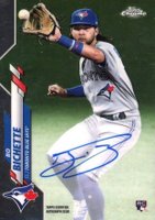 2020 Topps Chrome Rookie Autographs #RABBI Bo Bichette Baseball Card