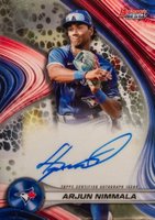 2024 Bowman's Best Best of 2024 Autographs #B24AN Arjun Nimmala Baseball Card