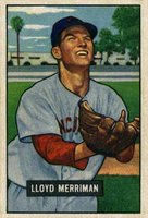 1951 Bowman #72 Lloyd Merriman Baseball Card