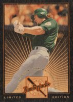 1996 Leaf Limited Lumberjacks #10 Mark McGwire Black Border Baseball Card