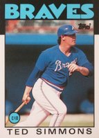 1986 Topps Traded #102T Ted Simmons Baseball Card