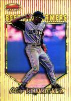 1999 Bowman's Best #92 Alex Rodriguez Atomic Refractor Baseball Card