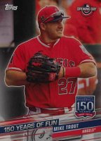 2019 Topps Opening Day 150 Years of Fun #25 Mike Trout Baseball Card