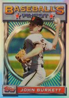 1993 Finest #44 John Burkett Refractor Baseball Card
