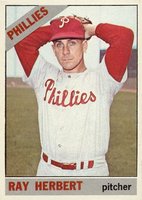 1966 Topps #121 Ray Herbert Baseball Card