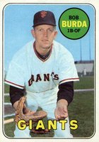 1969 Topps #392 Bob Burda Baseball Card