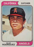 1974 Topps #405 Ellie Rodriguez Baseball Card