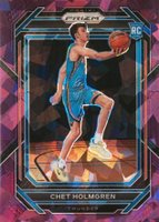 2022 Panini Prizm #266 Chet Holmgren Purple Ice Basketball Card