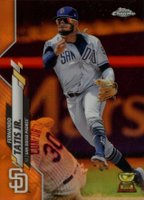 2020 Topps Chrome #84 Fernando Tatis Jr. Orange Refractor Baseball Card