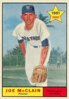 1961 Topps #488 Joe McClain Baseball Card