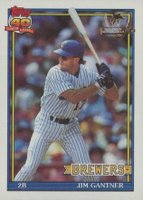 1991 Topps Desert Shield #23 Jim Gantner Baseball Card