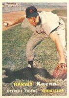 1957 Topps #88 Harvey Kuenn Baseball Card