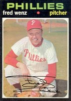 1971 Topps #92 Fred Wenz Baseball Card