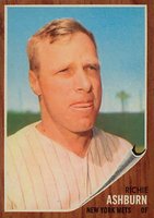 1962 Topps #213 Richie Ashburn Baseball Card