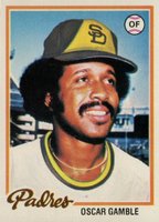 1978 Topps #390 Oscar Gamble Baseball Card