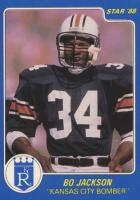 1988 Star Bo Jackson # Bo Jackson Blank Back-Hands at Hips Baseball Card