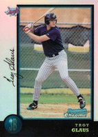 1998 Bowman Chrome #134 Troy Glaus Refractor Baseball Card