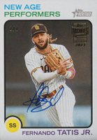 2023 Topps Archives Signature Series #NAP8 Fernando Tatis Jr. 2022 Topps Heritage New Age Performers 1/1 Baseball Card