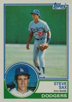 1983 Topps #245 Steve Sax Baseball Card