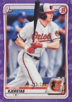 2020 Bowman Draft #BD122 Heston Kjerstad Purple Baseball Card