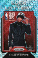 2022 Panini Prizm Luck of the Lottery #10 Shaedon Sharpe Mojo Prizm Basketball Card