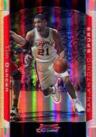 2004 Bowman #12 Tim Duncan Chrome-Refractor Basketball Card