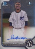 2022 Bowman Chrome Prospect Autographs #CPARA Roderick Arias Baseball Card