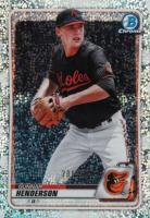 2020 Bowman Chrome Prospects #BCP134 Gunnar Henderson Speckle Refractor Baseball Card
