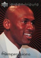 1996 Upper Deck Jordan Tribute #MJ41 Michael Jordan MJ Impressions Basketball Card
