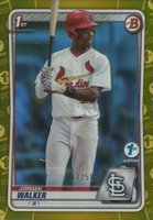 2020 Bowman Draft 1st Edition #BD57 Jordan Walker Gold Foil Baseball Card