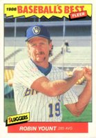1986 Fleer Baseball's Best #44 Robin Yount Baseball Card