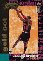 1995 Collector's Choice Crash the Game Scoring #C30 Michael Jordan Gold Basketball Card