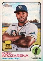 2022 Topps Heritage #55 Randy Arozarena Chrome-Refractor Baseball Card