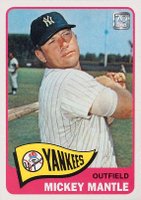 2021 Topps X Mickey Mantle Collection #34 Mickey Mantle Baseball Card