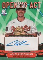 2023 Topps Big League Opening Act Autographs #OAAAR Adley Rutschman Green Foil Baseball Card
