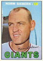 1967 Topps #299 Norm Siebern Baseball Card