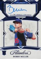 2023 Panini Flawless Flawlessly Framed Signatures #FFSBM Bobby Miller Sapphire Baseball Card