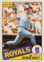 1985 O-Pee-Chee #100 George Brett Baseball Card