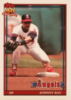 1991 Topps Tiffany #273 Johnny Ray Baseball Card