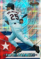 1997 Bowman's Best International #BBI10 Rafael Palmeiro Atomic Refractor Baseball Card