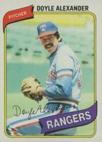 1980 Topps #67 Doyle Alexander Baseball Card