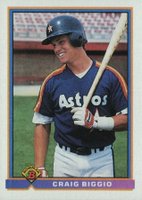 1991 Bowman #556 Craig Biggio Baseball Card