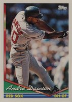 1994 Topps #595 Andre Dawson Baseball Card