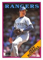 1988 Topps #114 Jeff Russell Baseball Card