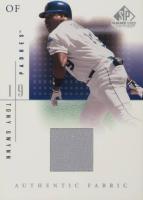 2001 SP Game-Used Authentic Fabric #TGw Tony Gwynn Baseball Card