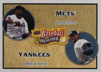 2008 Upper Deck Baseball Heroes #179 Derek Jeter/Jose Reyes Baseball Card