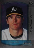 2000 Bowman Chrome #419 Barry Zito Baseball Card