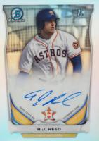 2014 Bowman Chrome Draft Pick Autograph #AR A.J. Reed Refractor Baseball Card