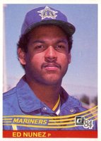 1984 Donruss #435 Ed Nunez Baseball Card